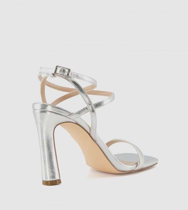 Head Over Heels Head Over Heels - Silver Heeled Sandals