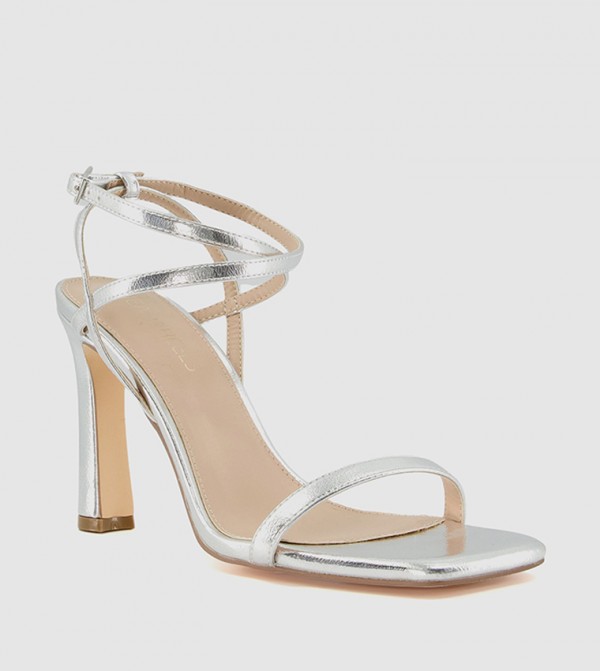 Head Over Heels Head Over Heels - Silver Heeled Sandals