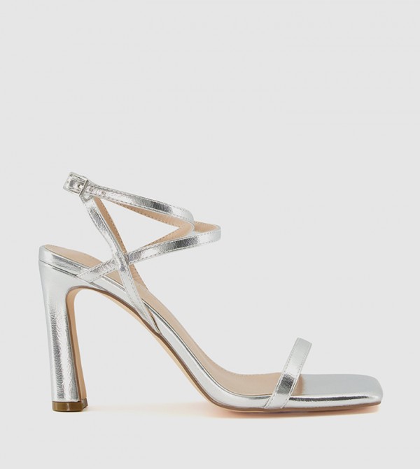 Head Over Heels Head Over Heels - Silver Heeled Sandals