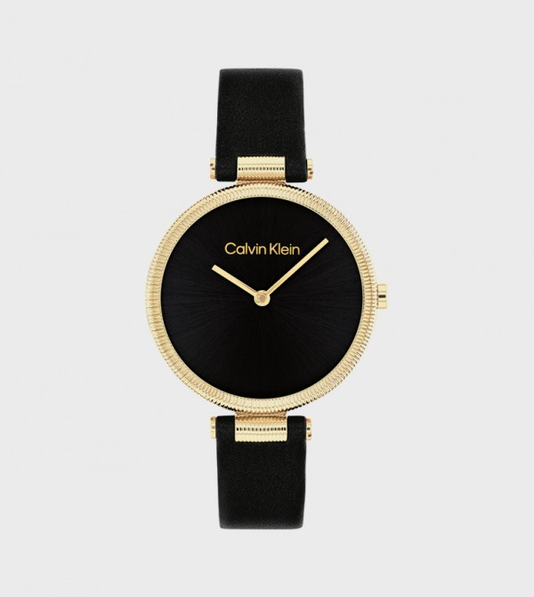 كالفين كلاين ساعات أنالوغ - أسود undefined