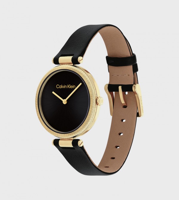 كالفين كلاين ساعات أنالوغ - أسود undefined