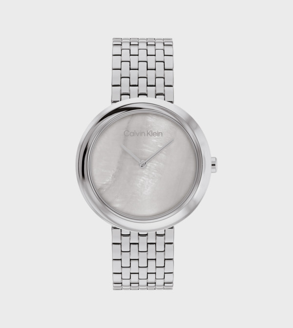 كالفين كلاين  ساعات أنالوغ  - رمادي undefined