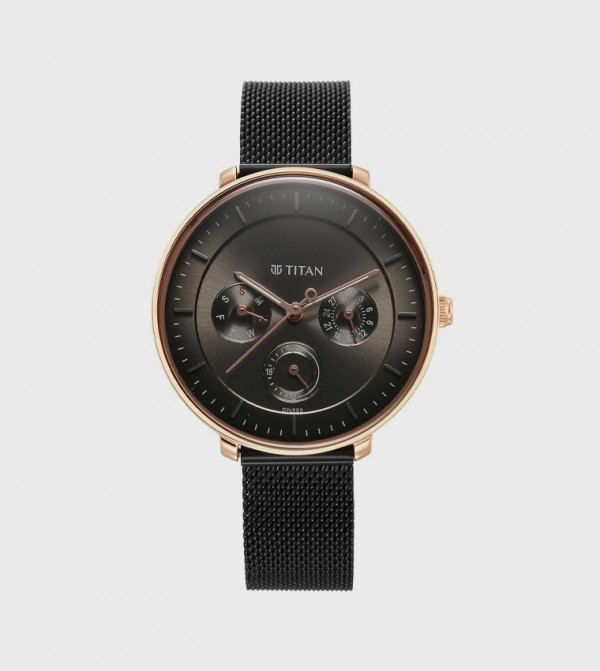 Titan  - Black Analog Watches