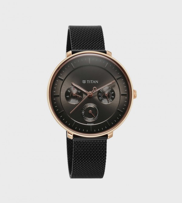 Titan  - Black Analog Watches