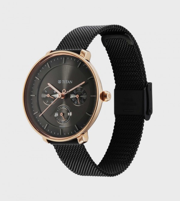 Titan  - Black Analog Watches