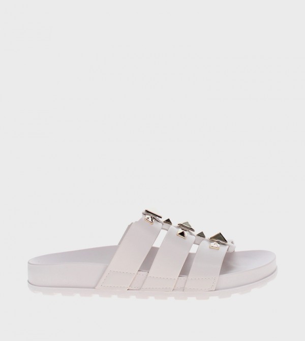 Moleca  - White Flat Sandals