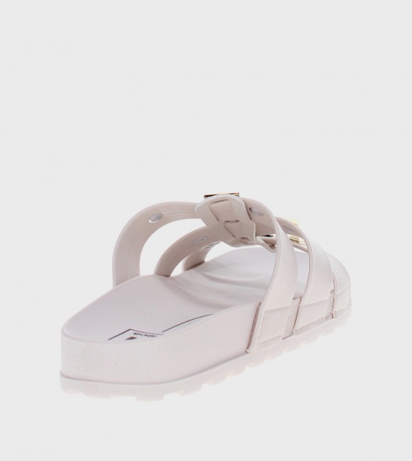 Moleca  - White Flat Sandals