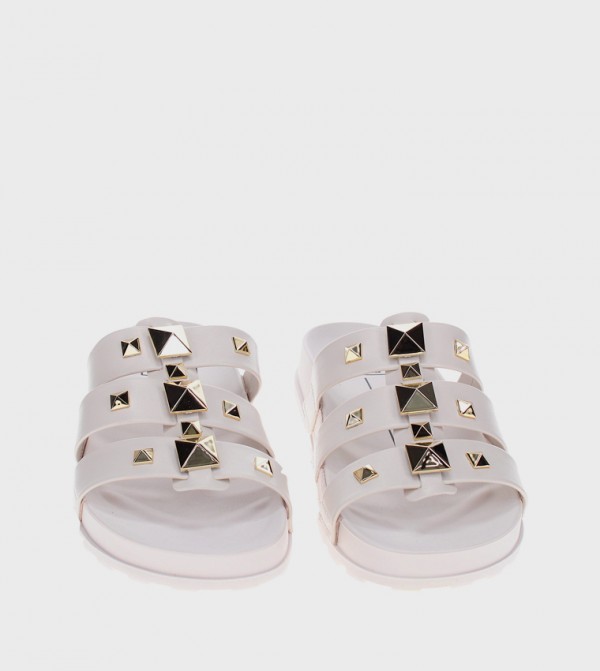 Moleca  - White Flat Sandals