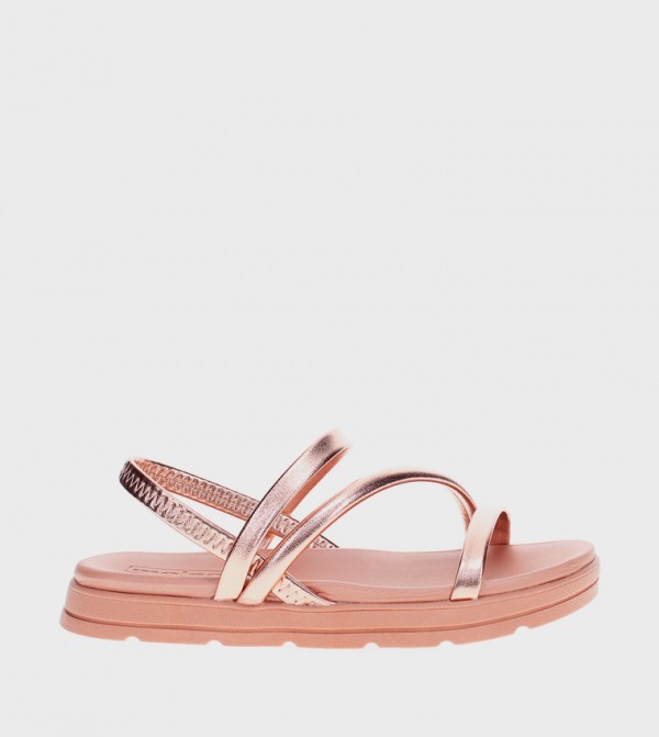 Moleca  - Gold Flat Sandals