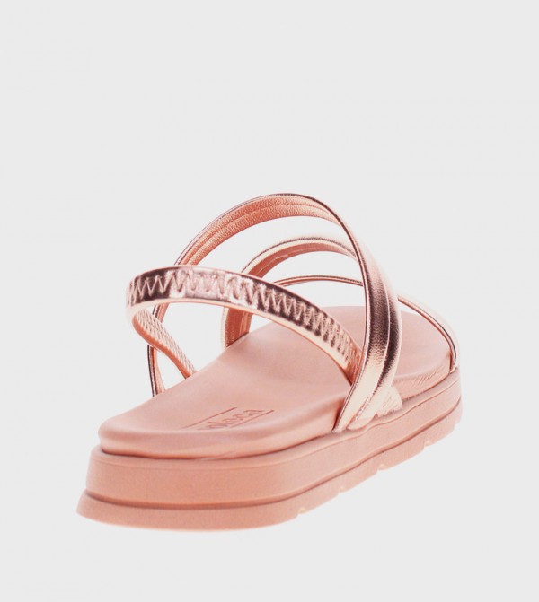 Moleca  - Gold Flat Sandals