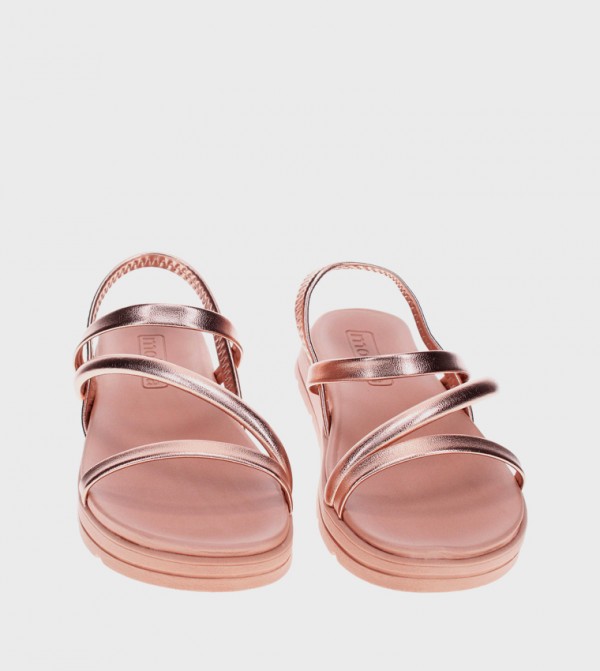 Moleca  - Gold Flat Sandals