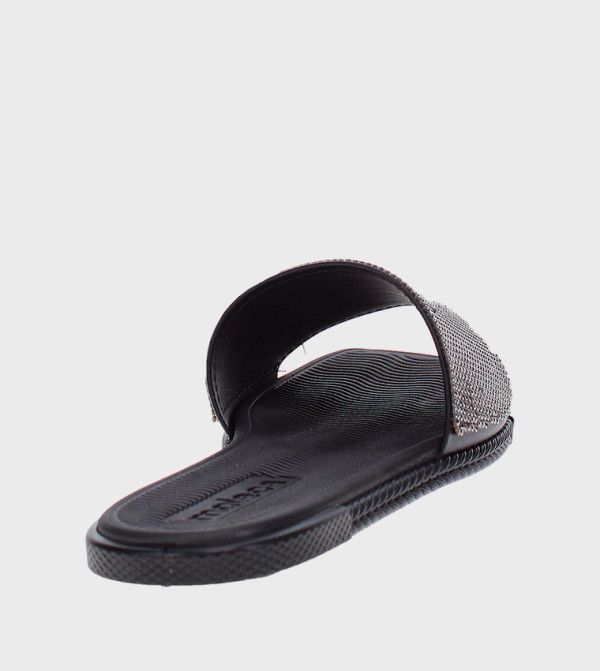 Moleca Moleca - Black Flat Sandals