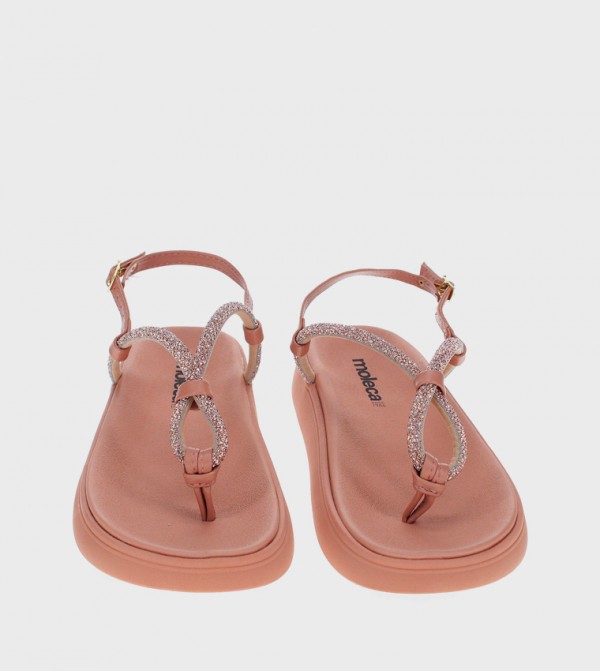 Moleca  - Pink Flat Sandals