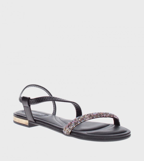 Beira Rio Beira Rio - Black Flat Sandals