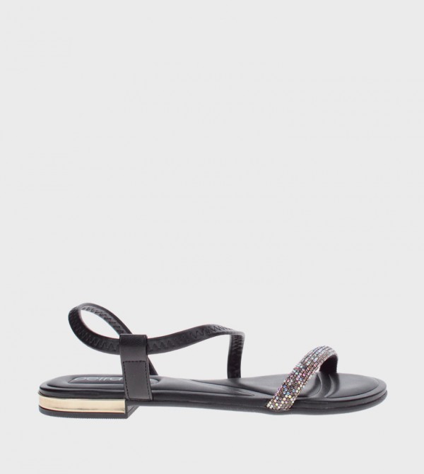 Beira Rio Beira Rio - Black Flat Sandals
