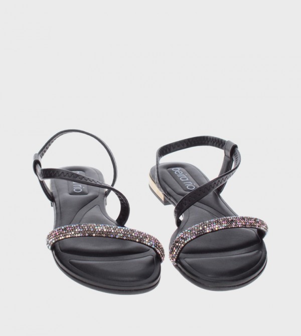 Beira Rio Beira Rio - Black Flat Sandals