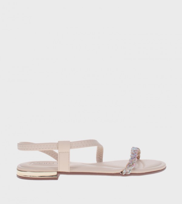 Beira Rio Beira Rio - Beige Flat Sandals