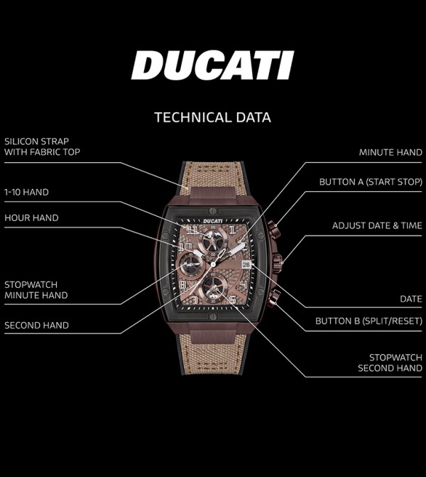 Ducati  Watches - Brown Analog Watches