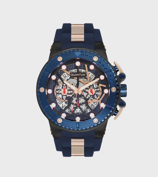 Quantum Quantum - Blue Analog Watches