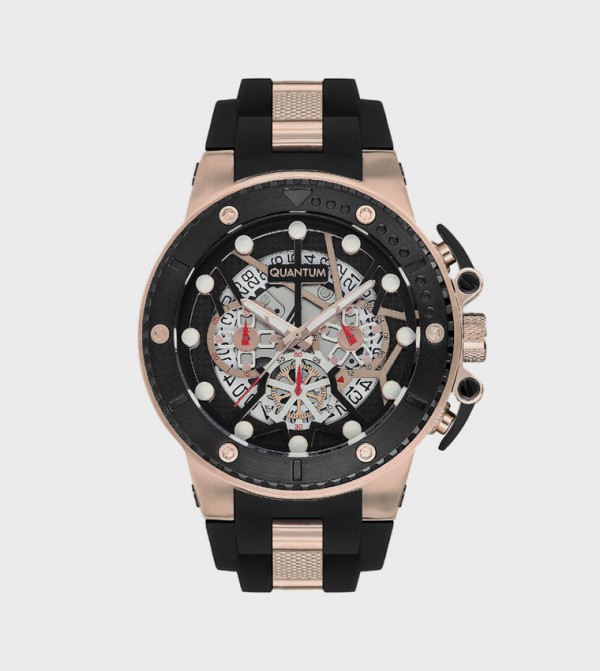 Quantum Quantum - Black Analog Watches