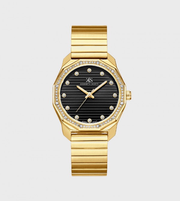 Kenneth Scott  Watches - Gold Analog Watches