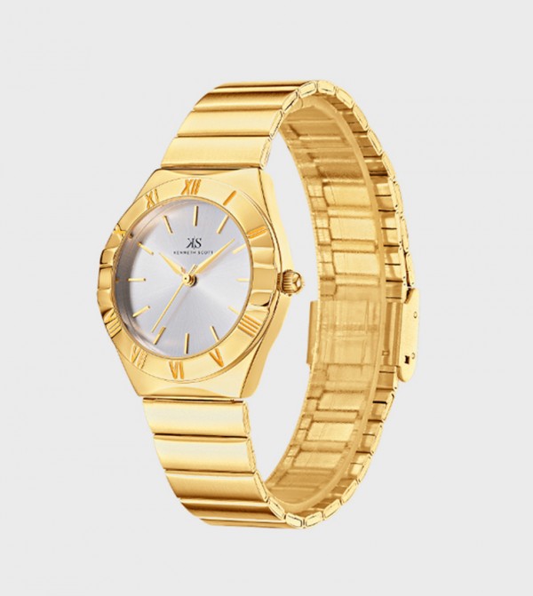 Kenneth Scott  Watches - Gold Analog Watches