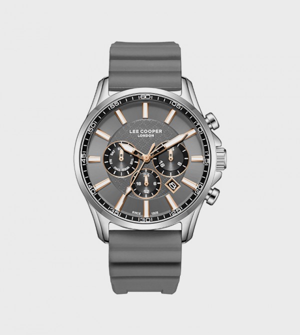 لي كوبر  ساعات أنالوغ - رمادي undefined