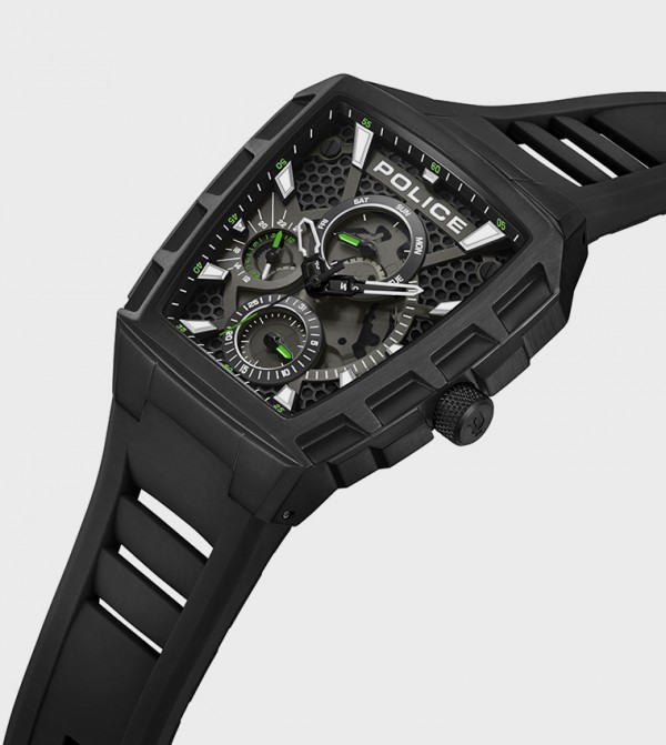 بوليس ساعات - أسود ساعات