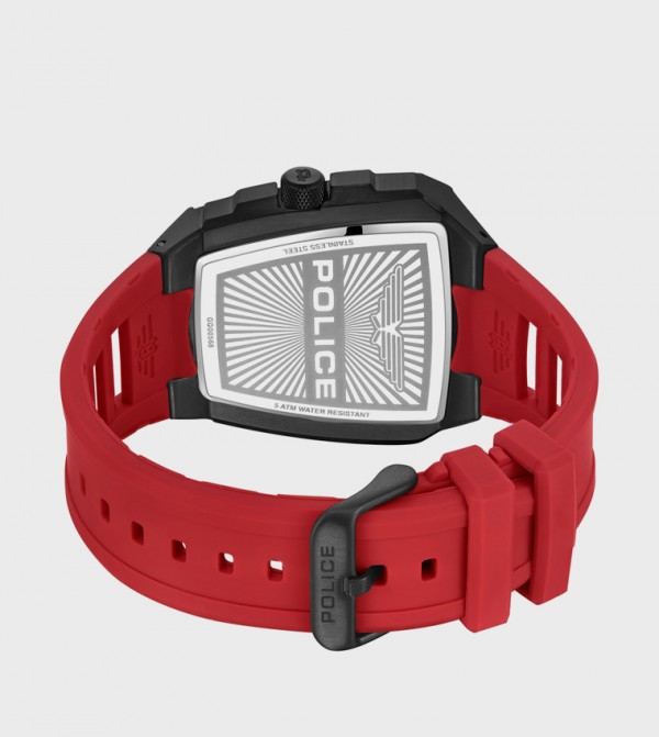 بوليس  ساعات أنالوغ - أحمر ساعات