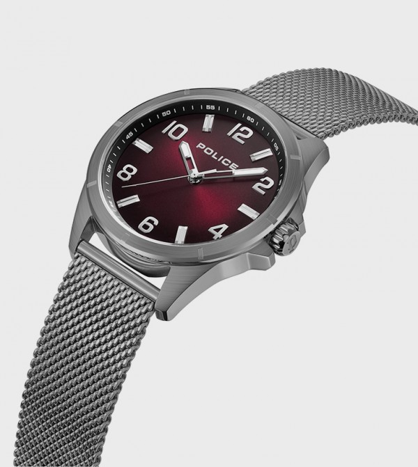 بوليس  ساعات أنالوغ - رمادي ساعات