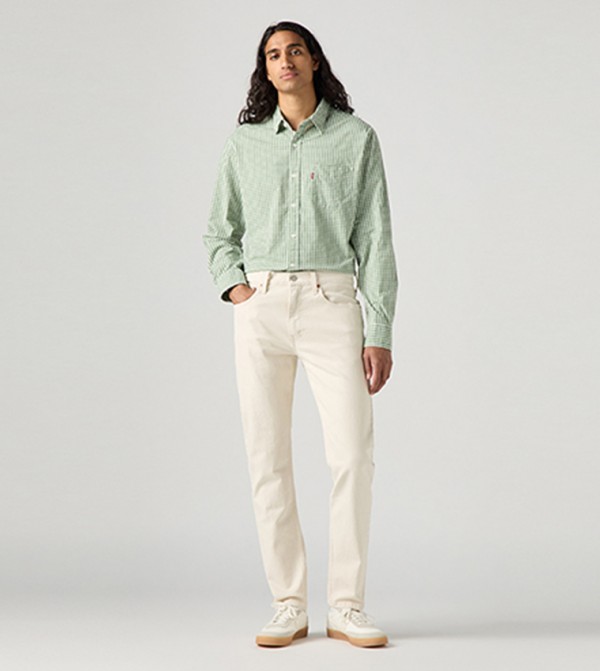 Levi's  Jeans - Beige Tapered Jeans