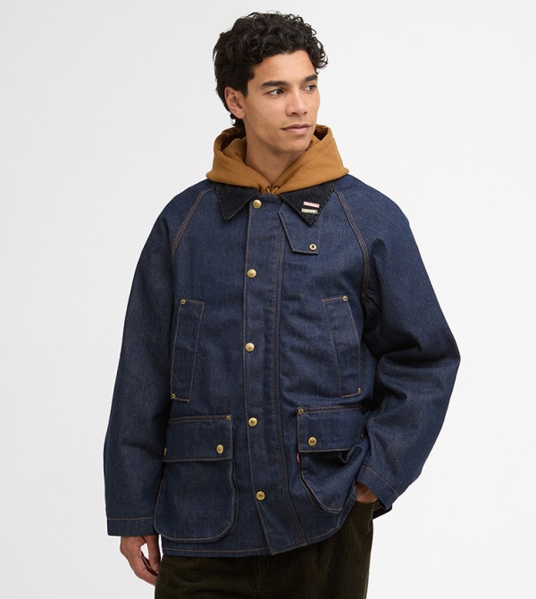 باربور  جاكيتات ومعاطف - أزرق جاكيتات دنيم