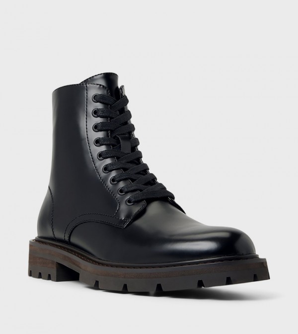 Call it Spring Call It Spring - Black Lace up Boots