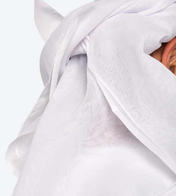 Mignas  Arabian Clothing - White Shemagh