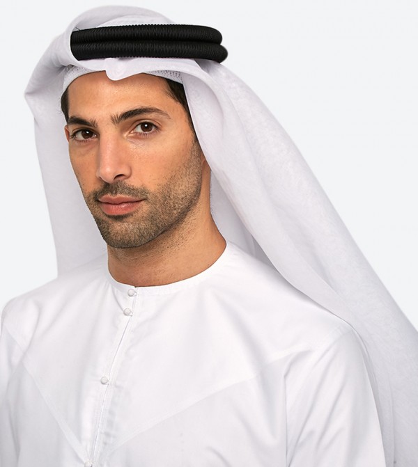 Mignas  Arabian Clothing - White Shemagh