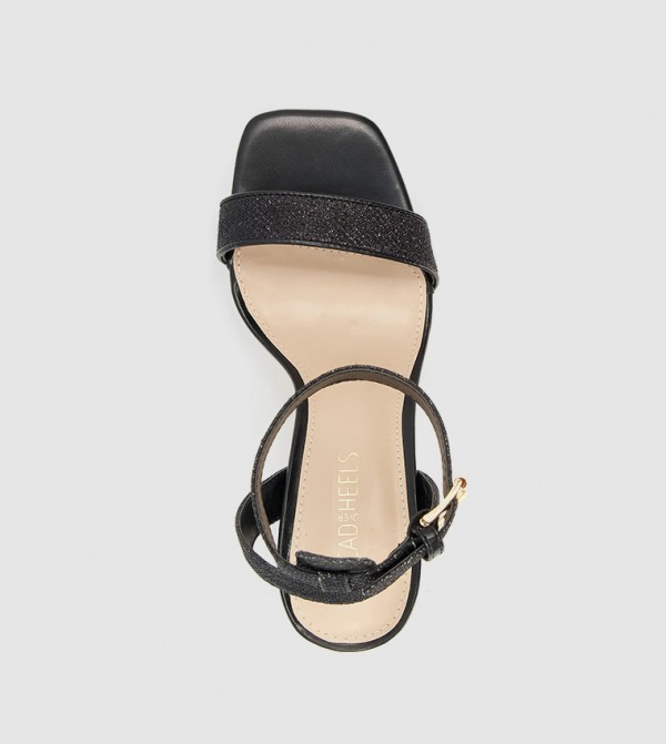هيد أوفر هيلز  - أسود Block Heels