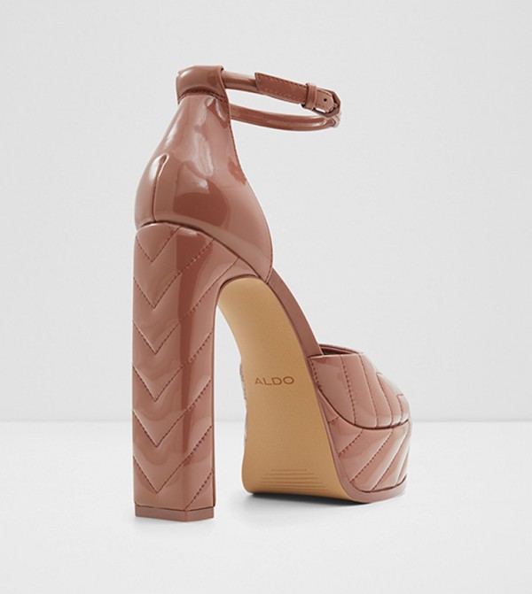 ألدو aldo made to match - بني  Heeled Sandals