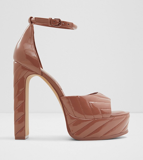 ألدو aldo made to match - بني  Heeled Sandals