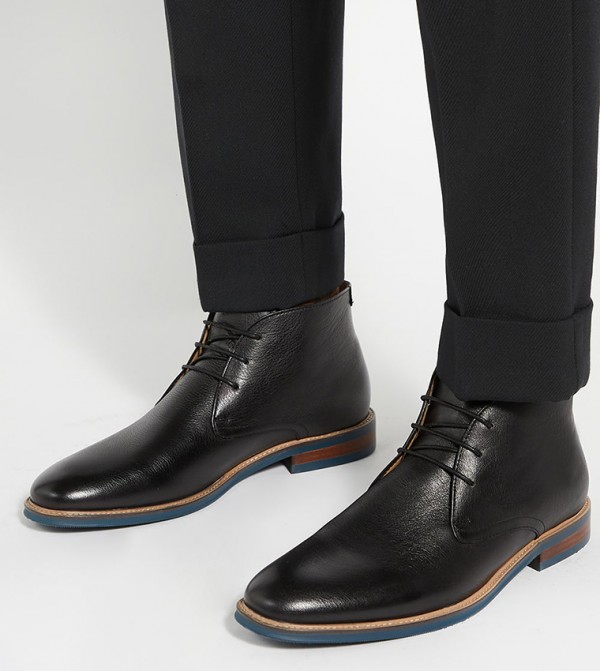 Dune London  Boots - Black Lace up Boots