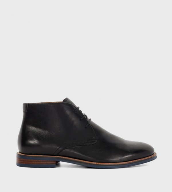 Dune London  Boots - Black Lace up Boots