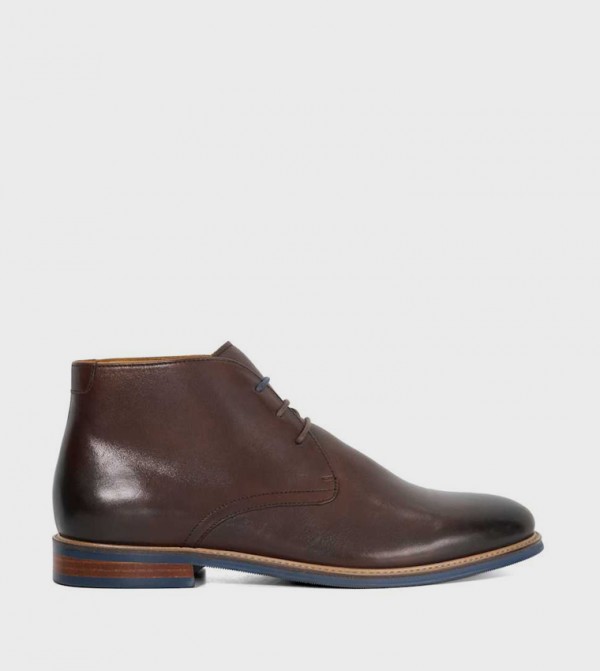 Dune London  Boots - Burgundy Lace up Boots