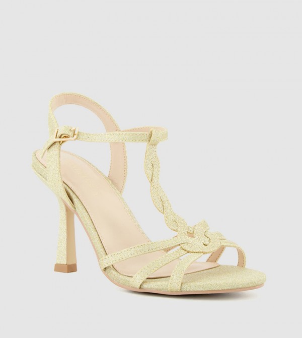 هيد أوفر هيلز  - ذهبي Heeled Sandals