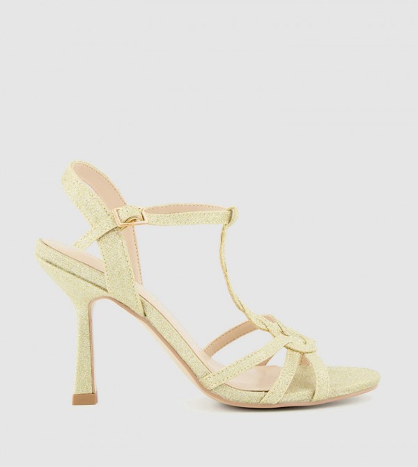 هيد أوفر هيلز  - ذهبي Heeled Sandals