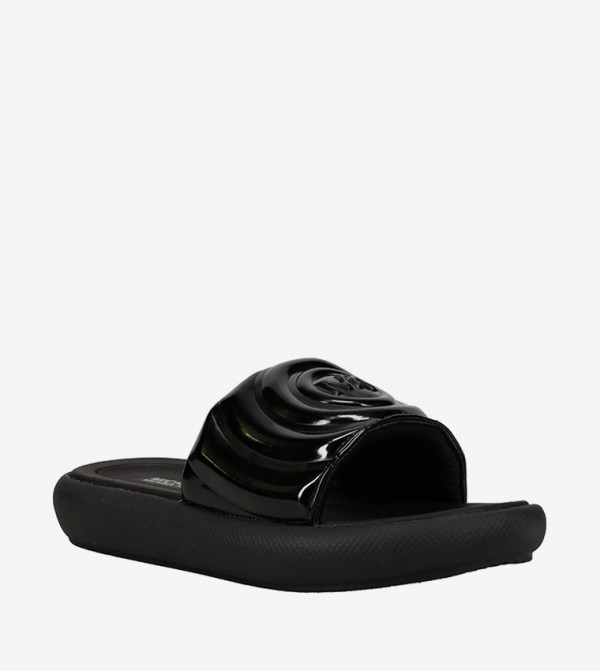 Michael Kors Slides and Flip Flops - Black Slides