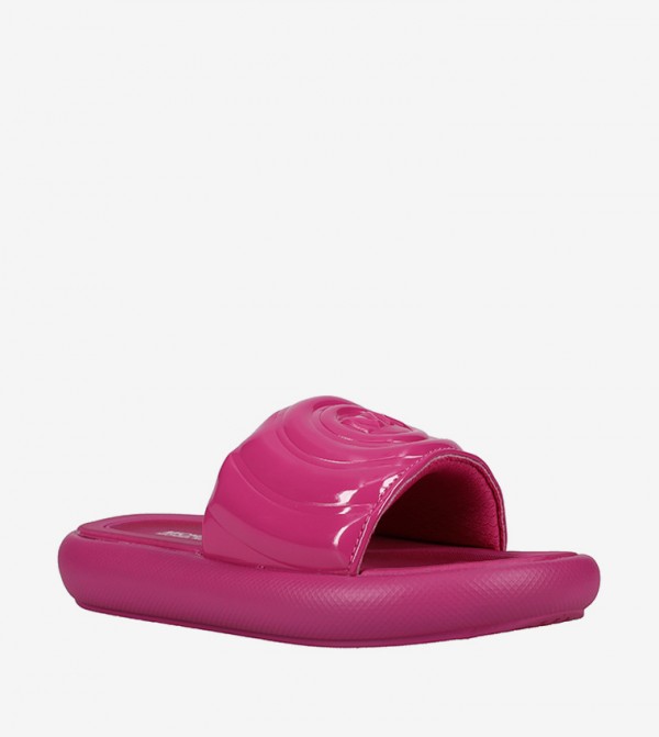 Michael Kors Slides and Flip Flops - Purple Slides