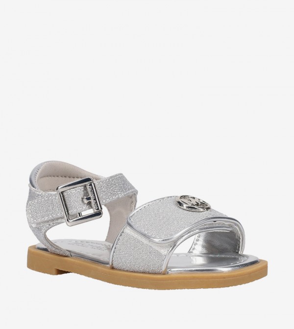 Michael Kors  Sandals - Silver Flat Sandals