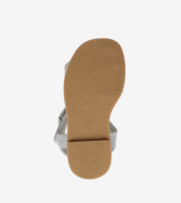 Michael Kors  Sandals - Silver Flat Sandals