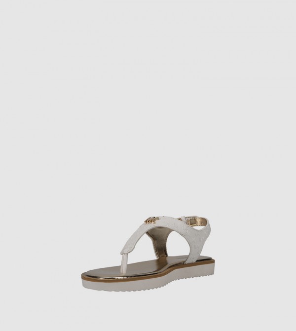 Michael Kors Michael Kors - White Flat Sandals