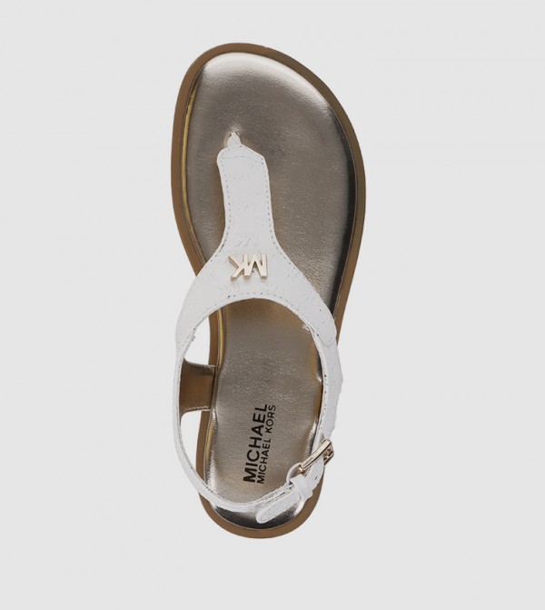 Michael Kors Michael Kors - White Flat Sandals