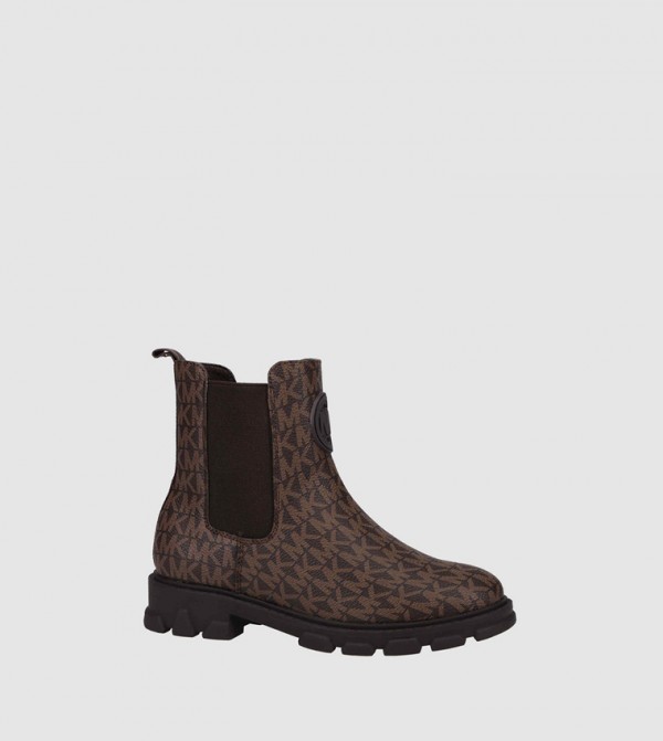 Michael kors dark brown clearance boots